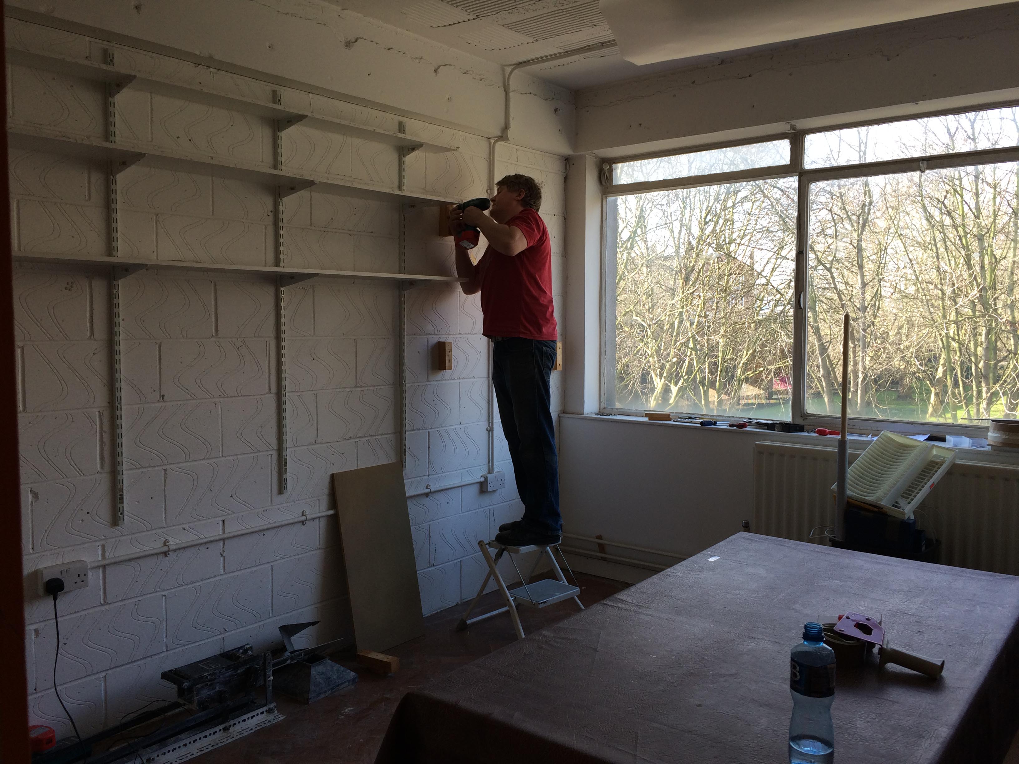 Allison Wiffen Ceramics Room Dismantling